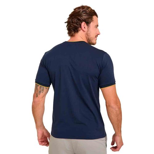 Playera Porto Blanco para caballero azul tr-03