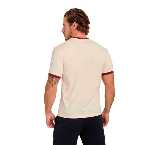 Playera Porto Blanco para caballero beige tr-04