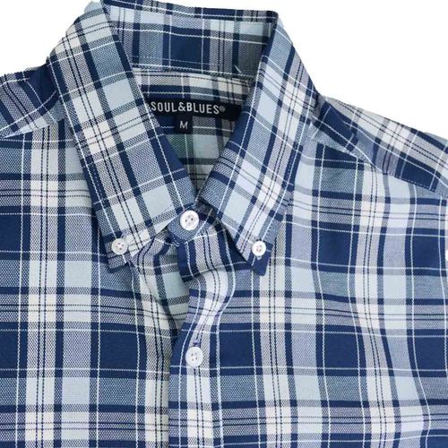 Camisa Soul And Blues para caballero azul c1927