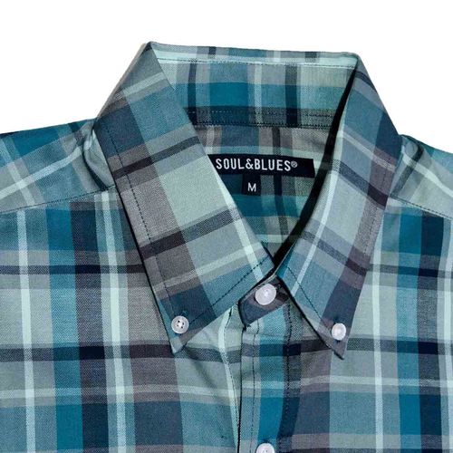 Camisa Soul And Blues para caballero azul c1931