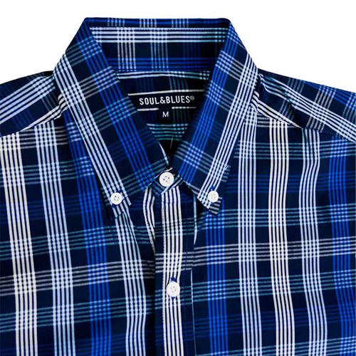 Camisa Soul And Blues marino para caballero  c1987