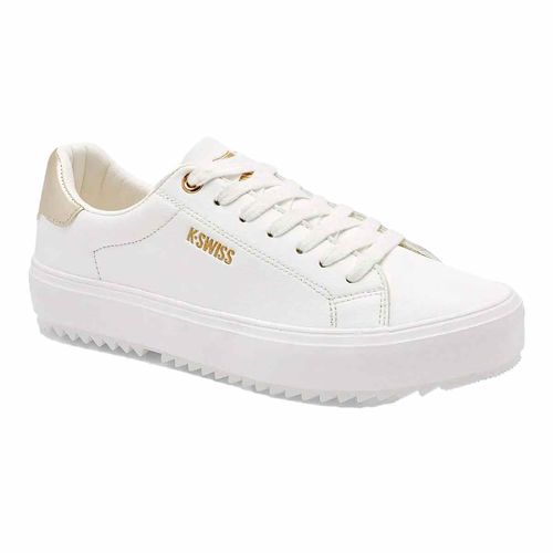 Tenis casual Kswiss blanco para dama 9F563194