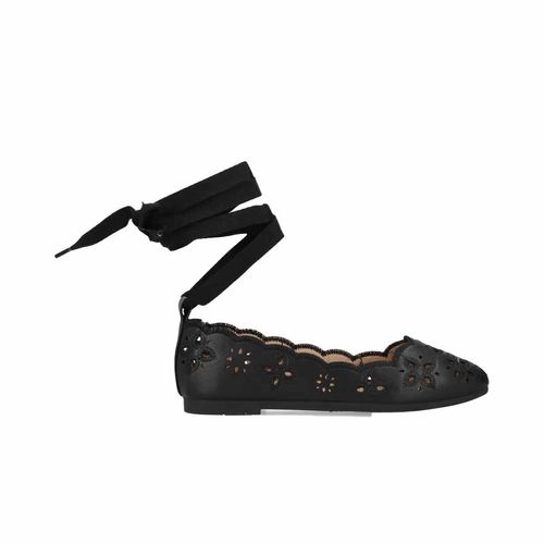 Balerina corte laser Capa De Ozono negro para dama 671401