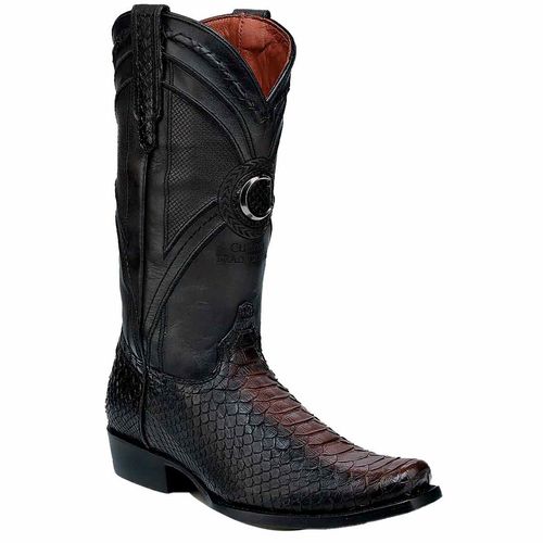 Bota vaquera Cuadra lisboa negro para caballero 1J0APH