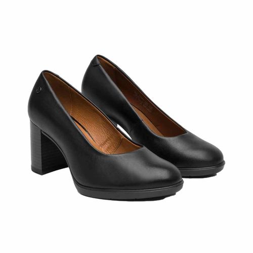 Zapatilla de vestir Flexi negro para dama 133901