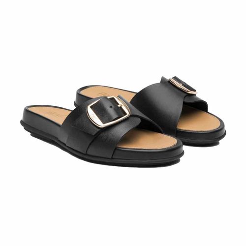 Sandalia casual Flexi negro para dama 133601
