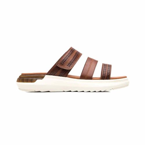 Sandalia casual Flexi tan para dama 129404