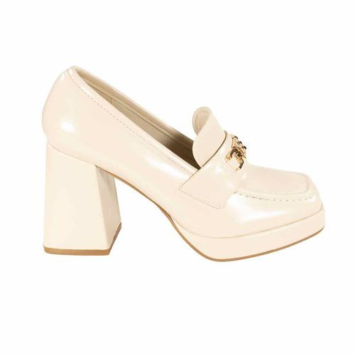 Mocasin casual  Cloe beige para dama 1CZO24364BE