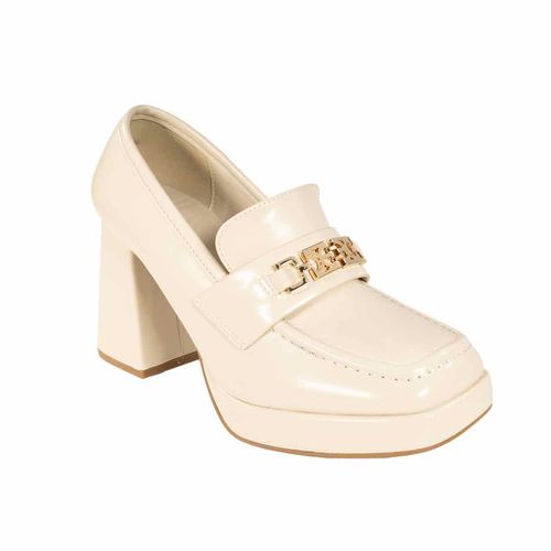 Mocasin casual  Cloe beige para dama 1CZO24364BE