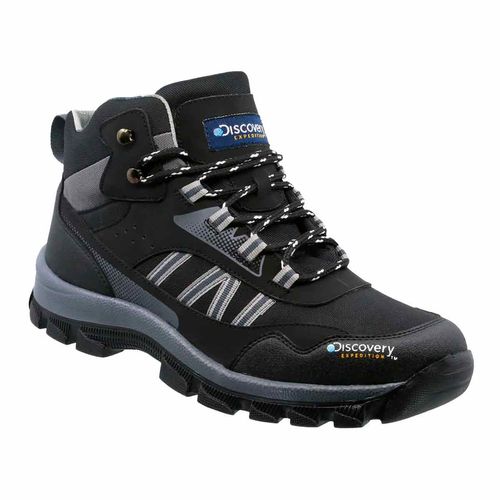 Bota casual Discovery negro para caballero 2412