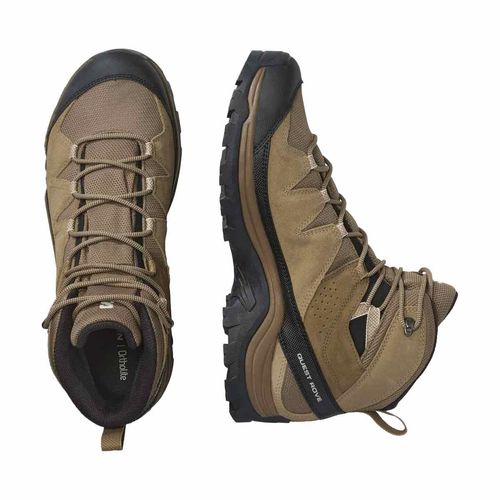 Botas de senderismo Salomon café para caballero L47181400