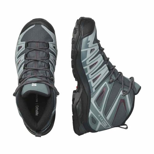 Botas de senderismo Salomon azul para caballero L47196400
