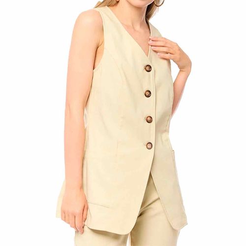 Chaleco Alexis beige para dama 68250201