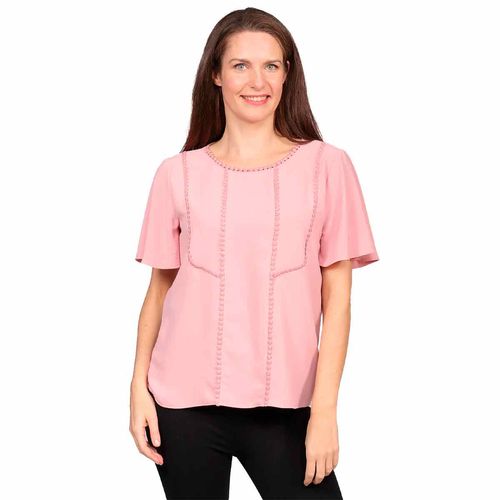 Blusa Duplan rosa para dama 81375