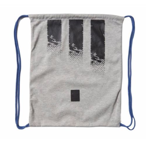 Bolsa unisex Adidas gymsack train gris aj7026