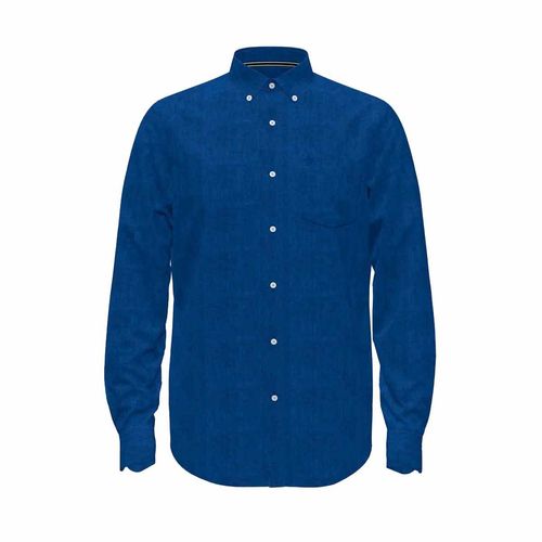 Camisa Original Penguin azul para caballero opwsb400