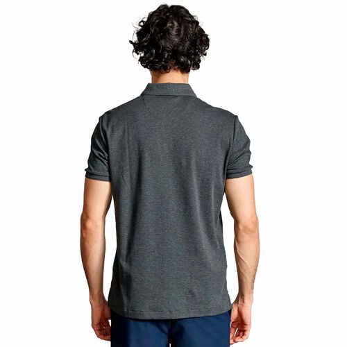 Playera tipo polo Original Penguin gris para caballero opkb0300
