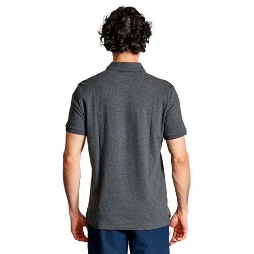 Playera tipo polo Original Penguin gris para caballero opkb0015