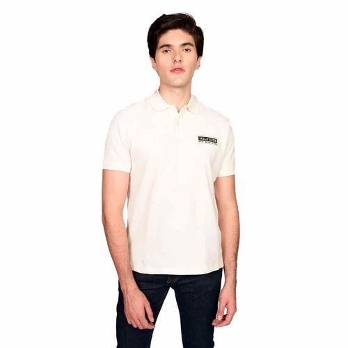 Playera tipo polo Tommy Hilfiger blanco para caballero mw0mw38490-z00