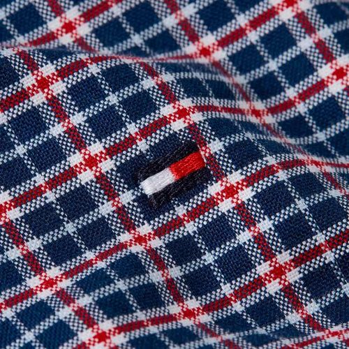 Camisa Tommy Hilfiger azul para caballero mw0mw38578-0mt