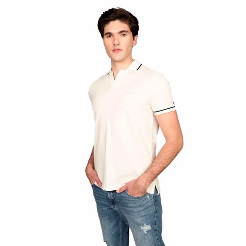 Playera Tommy Hilfiger blanco para caballero mw0mw39180-z00