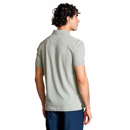 Playera tipo polo Original Penguin gris para caballero opkb0015