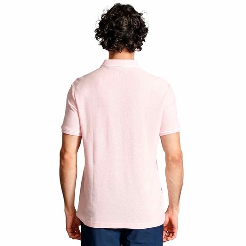 Playera tipo polo Original Penguin rosa para caballero opkm3500