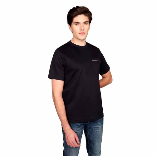 Playera Tommy Hilfiger negro para caballero mw0mw38922-dw5