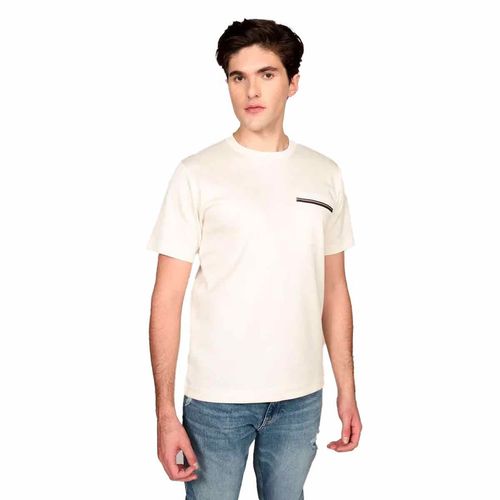 Playera Tommy Hilfiger blanco para caballero mw0mw38922-z00