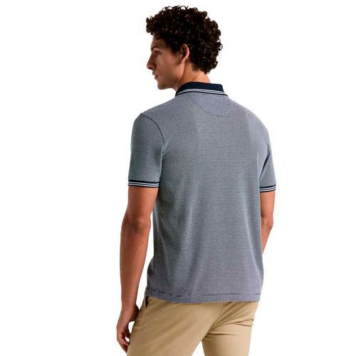 Playera tipo polo Original Penguin gris para caballero opks2530