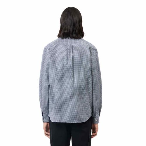 Camisa Lacoste azul para caballero ch1885