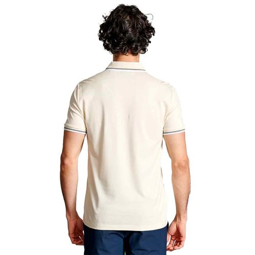 Playera tipo polo Original Penguin beige para caballero opksb720