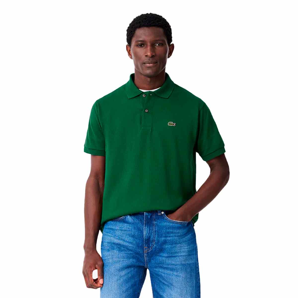 Color Verde Camisa Tipo Polo Lacoste Playera Tipo Polo Lacoste