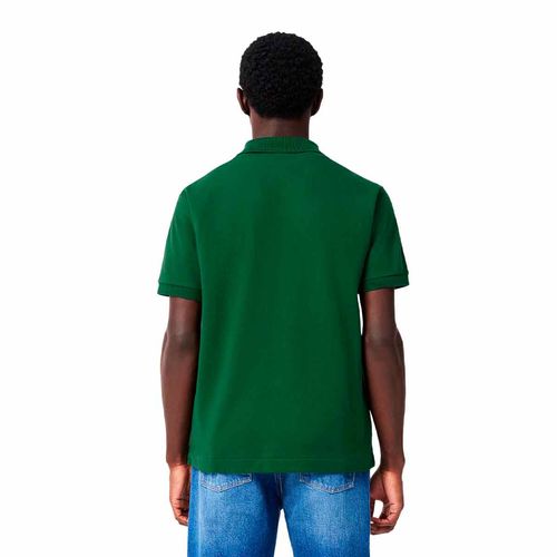 Playera tipo polo Lacoste verde para caballero l1212-132