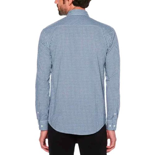 Camisa Original Penguin azul para caballero opwb0023