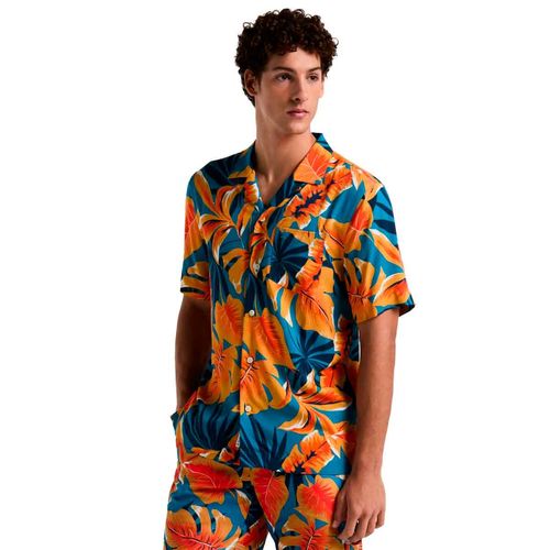 Camisa Original Penguin multicolor para caballero opws2504