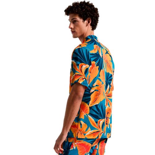 Camisa Original Penguin multicolor para caballero opws2504