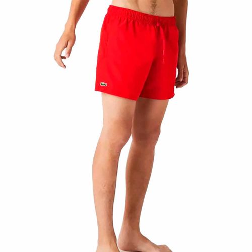 Traje de baño Lacoste rojo para caballero mh6270-8un