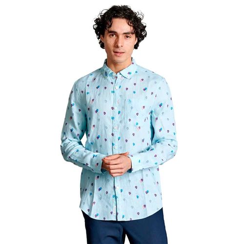 Camisa Original Penguin azul para caballero opws2519