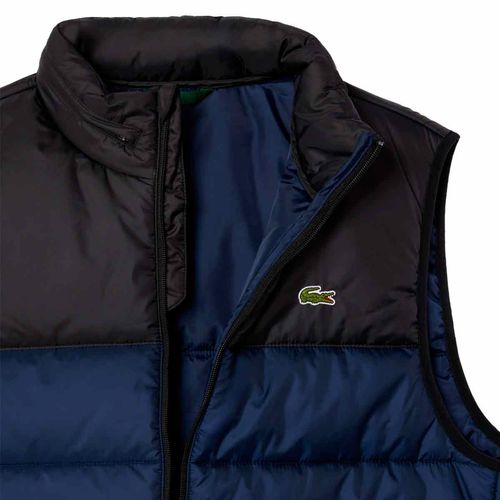 Chaleco Lacoste negro para caballero bh6761-jb1