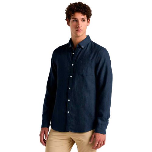 Camisa Original Penguin azul para caballero opwb0400