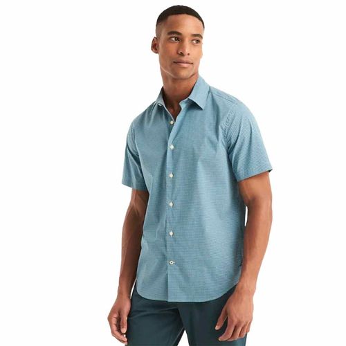Camisa Nautica azul para caballero 46500w-4vg