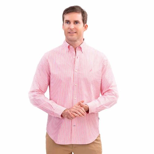 Camisa Nautica rosa para caballero 35900w-6th