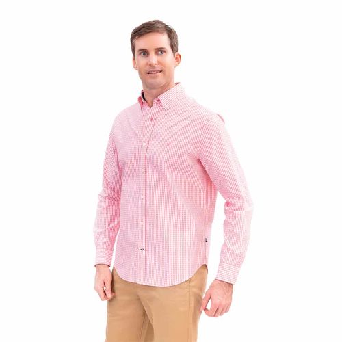 Camisa Nautica rosa para caballero 35900w-6th