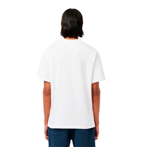Playera Lacoste blanco para caballero th7318-001