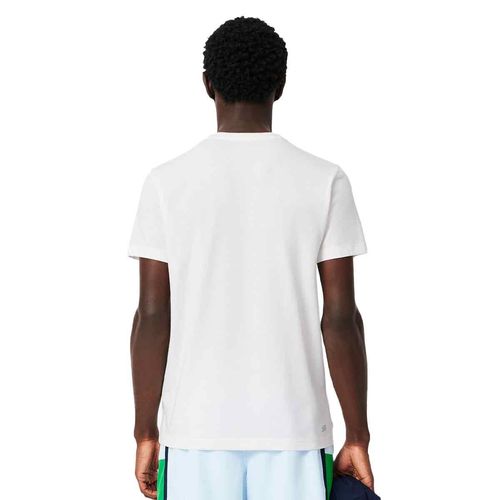 Playera Lacoste blanco para caballero th8916-001