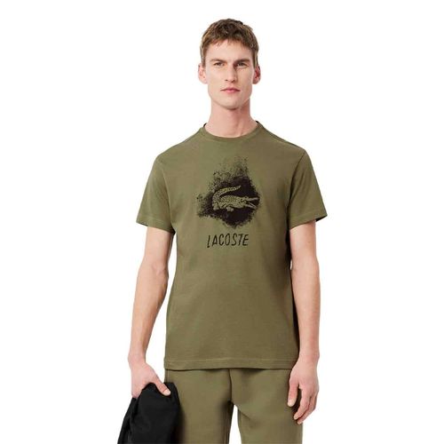 Playera Lacoste verde para caballero th8917-bmy
