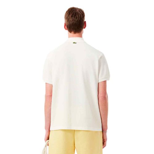 Playera tipo polo Lacoste blanco para caballero ph0285-cpi