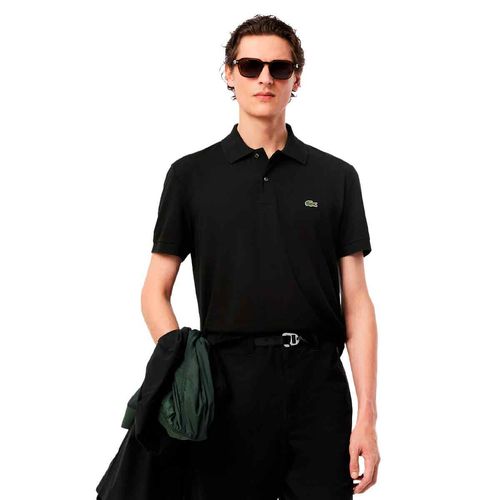 Playera tipo polo Lacoste negro para caballero ph9851-031
