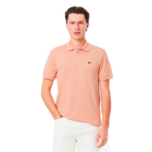 Playera tipo polo Lacoste rosa para caballero ph9851-zih